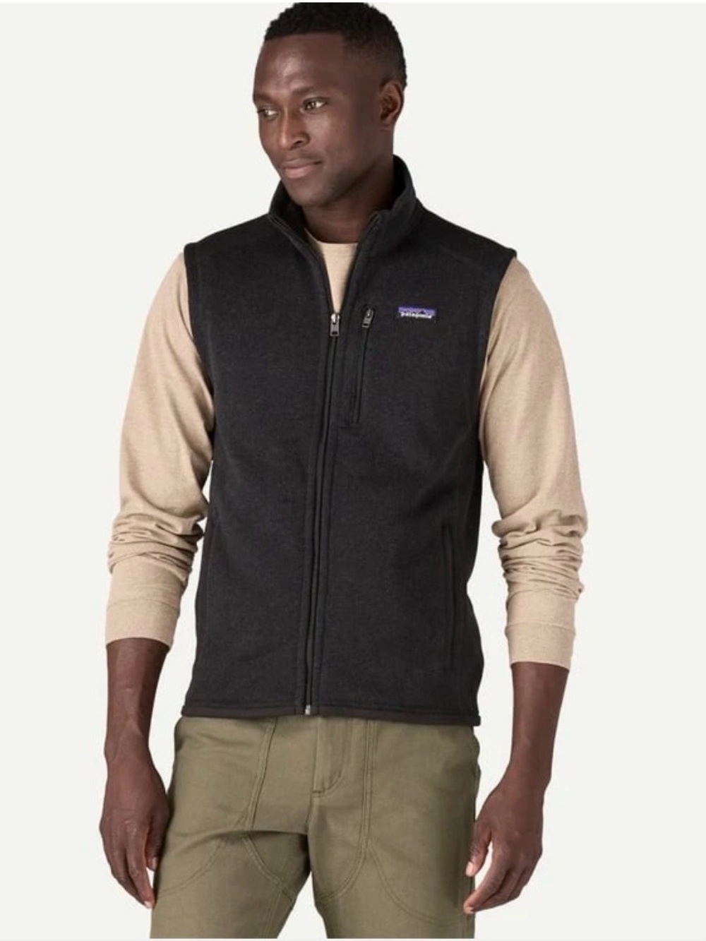 Patagonia Men's Insulated Better Sweater Full-Zip Vest Black Size M Style #25820